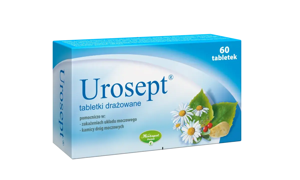 Urosept - tabletki drażowane, pomocniczo w zakażeniach układu moczowego. Czy to lepszy wybór niż furagina?