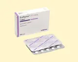Opakowanie i blister tabletek Euthyrox 75 mcg, stosowanych w leczeniu niedoczynności tarczycy.