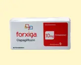 Opakowanie leku Forxiga 10 mg z dapaglifloziną, stosowanego w leczeniu cukrzycy typu 2.