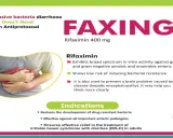 Ulotka leku FAXINGO z rifaximinem 400 mg. Opisuje leczenie biegunki bakteryjnej i zespołu jelita drażliwego.