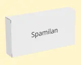 Białe pudełko z napisem "Spamilan". Czy to lek na stres, czy może coś innego?