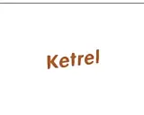 Napis "Ketrel 25 mg" w kolorze brązowym, na białym tle.
