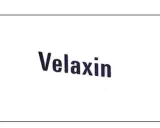 Napis "Velaxin" na białym tle. Informacje o leku, w tym potencjalne velaxin skutki uboczne, są kluczowe dla pacjentów.