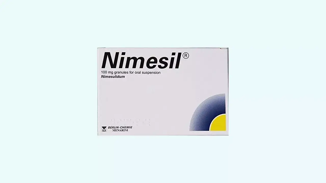 Opakowanie Nimesilu 100 mg granulatu do sporządzania zawiesiny doustnej. Czy Nimesil jest na receptę? Zapytaj lekarza lub farmaceuty.