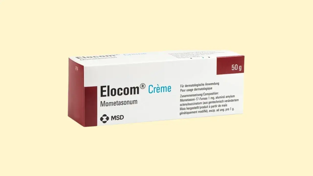 Elocom maść na co? To krem z mometasonem, stosowany w dermatologii. Opakowanie 50 g.